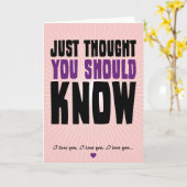 I.考え You You Know カード (黄色い花)