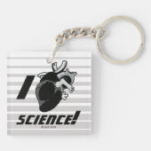 I (解剖ハート)科学 キーホルダー (裏面)