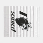 I (解剖ハート)科学 フリースブランケット (正面(横))