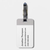 I (解剖ハート)科学 ラゲッジタグ (裏面縦)