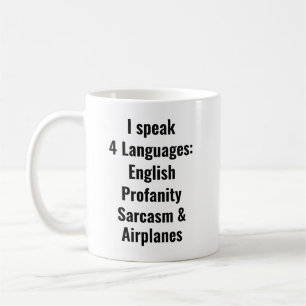 I 話 4言語、英語、冒涜的言語、皮肉 コーヒーマグカップ