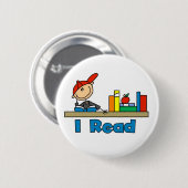 I 読  缶バッジ (正面&裏面)