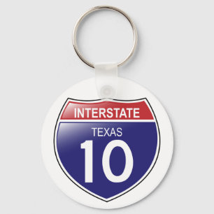 I-10テキサス州Keychain キーホルダー