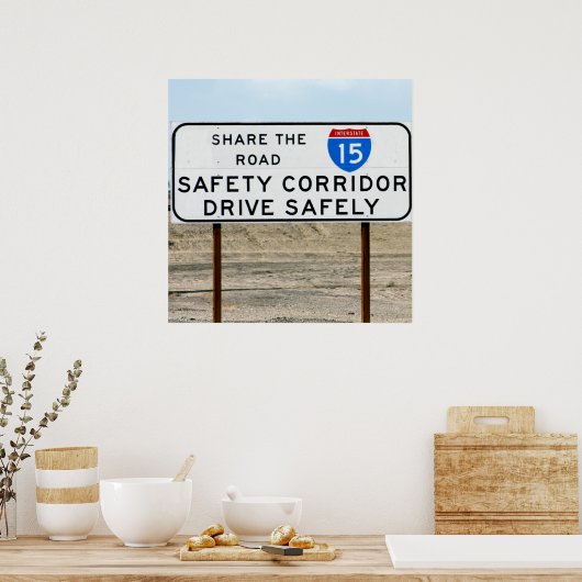 I-15保安回廊 ポスター (キッチン)