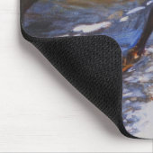 I 2002年を掃除している女の子 マウスパッド (コーナー)