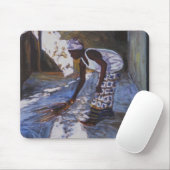 I 2002年を掃除している女の子 マウスパッド (マウス)