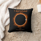 I 2024生き延びEclipse太陽の装飾用クッション クッション (ブランケット)