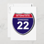 I-22テネシー ポストカード (正面/裏面)