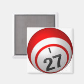 I 27ビンゴボール磁石 マグネット (正面/裏面)