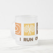 I 2JZコーヒーカップで走られて フロストグラスマグカップ (正面左)