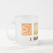 I 2JZコーヒーカップで走られて フロストグラスマグカップ (左)