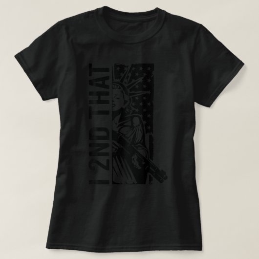 I 2nd that - Second Correction Pro Gun Rights USA  Tシャツ (デザイン正面)
