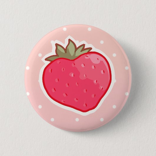 I <3いちご 缶バッジ (正面)