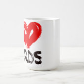 I <3おたくのマグ コーヒーマグカップ (中央)