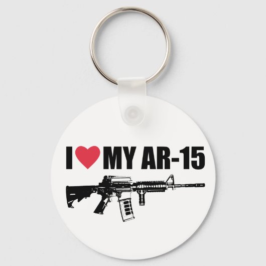 I <3わたしのAR-15 キーホルダー (正面)