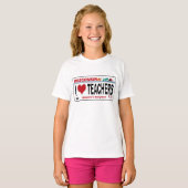 I <3ウィスコンシン先生 Tシャツ (正面フル)