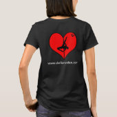 I <3ポールレディースジャケット Tシャツ (裏面)