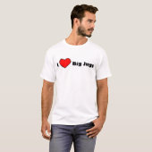 I <3大きい水差し Tシャツ (正面フル)