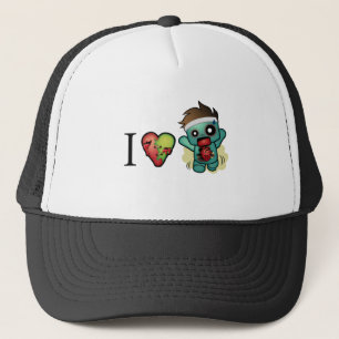 I <3心臓ゾンビはどこでもあります! キャップ