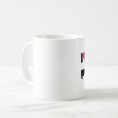 I <3私のAR-15 コーヒーマグカップ (正面左)