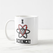 I <3科学! コーヒーマグカップ (左)