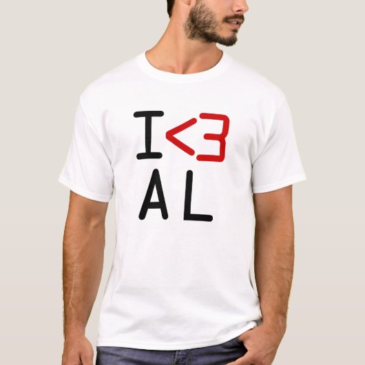 I <3 AL Tシャツ (正面)