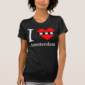 I <3 Amsterdam Female Black Tシャツ