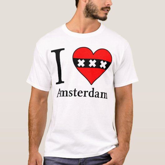 I <3 Amsterdam Tシャツ (正面)