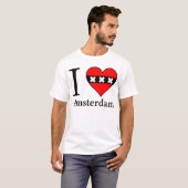 I <3 Amsterdam Tシャツ (正面フル)