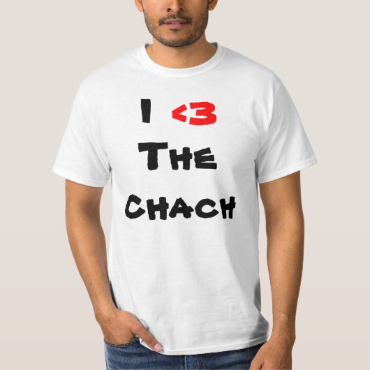 I、<3、Chach Tシャツ (正面)
