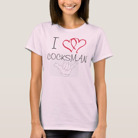 I <3 COCKSMAN Tシャツ (正面)