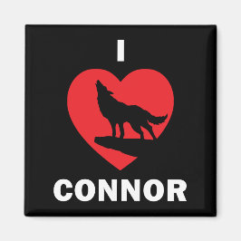 I <3 Connorマグネットブラック マグネット