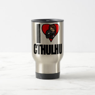 I <3 Cthulhuのタンブラー トラベルマグ
