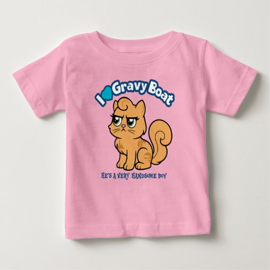 I <3 Gravy Boat DCC ベビーTシャツ (正面)