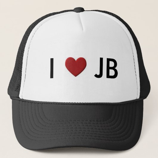 I <3 JBの帽子 キャップ (正面)