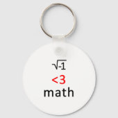 I <3 math! キーホルダー (裏面)