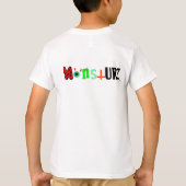 I <3 monstURZ Tシャツ (裏面)