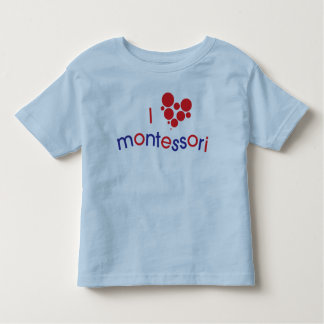 I <3 Montessoriの幼児のティー トドラーTシャツ