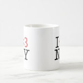 I <3 NY コーヒーマグカップ (中央)