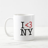I <3 NY コーヒーマグカップ (左)