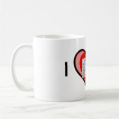 I <3 PAM コーヒーマグカップ (左)