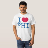 I <3 PHLのワイシャツの(赤くか青の)価値ワイシャツ Tシャツ (正面フル)