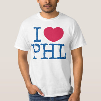 I <3 PHLのワイシャツの(赤くか青の)価値ワイシャツ Tシャツ