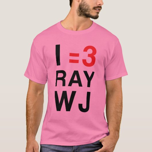 I =3 RayWJ Tシャツ (正面)