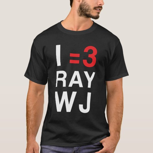 I =3 RayWJ Tシャツ (正面)