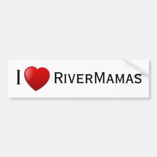 I <3 RiverMamas バンパーステッカー