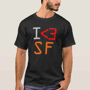 I <3 SF Tシャツ