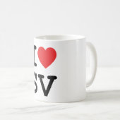 I <3 SV コーヒーマグカップ (正面右)