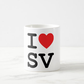 I <3 SV コーヒーマグカップ