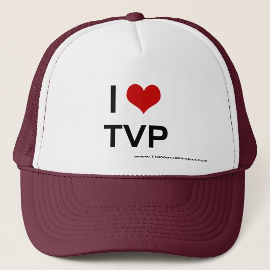 I <3 TVP キャップ (正面)